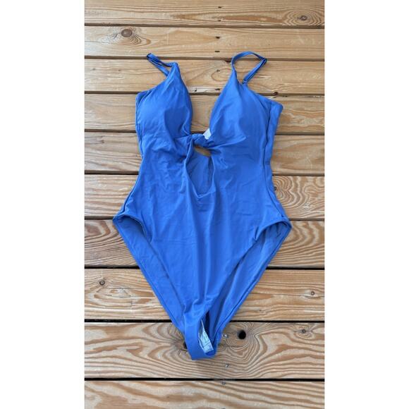 Andie Other - Andie NWT Women’s Santorini One Piece Swimsuit Size M Blue Bb
